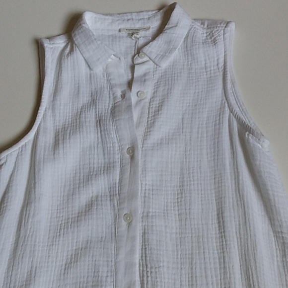 White Beach Coverup Sundress Swim Cover Flouncy  Size XS - Picture 4 of 7